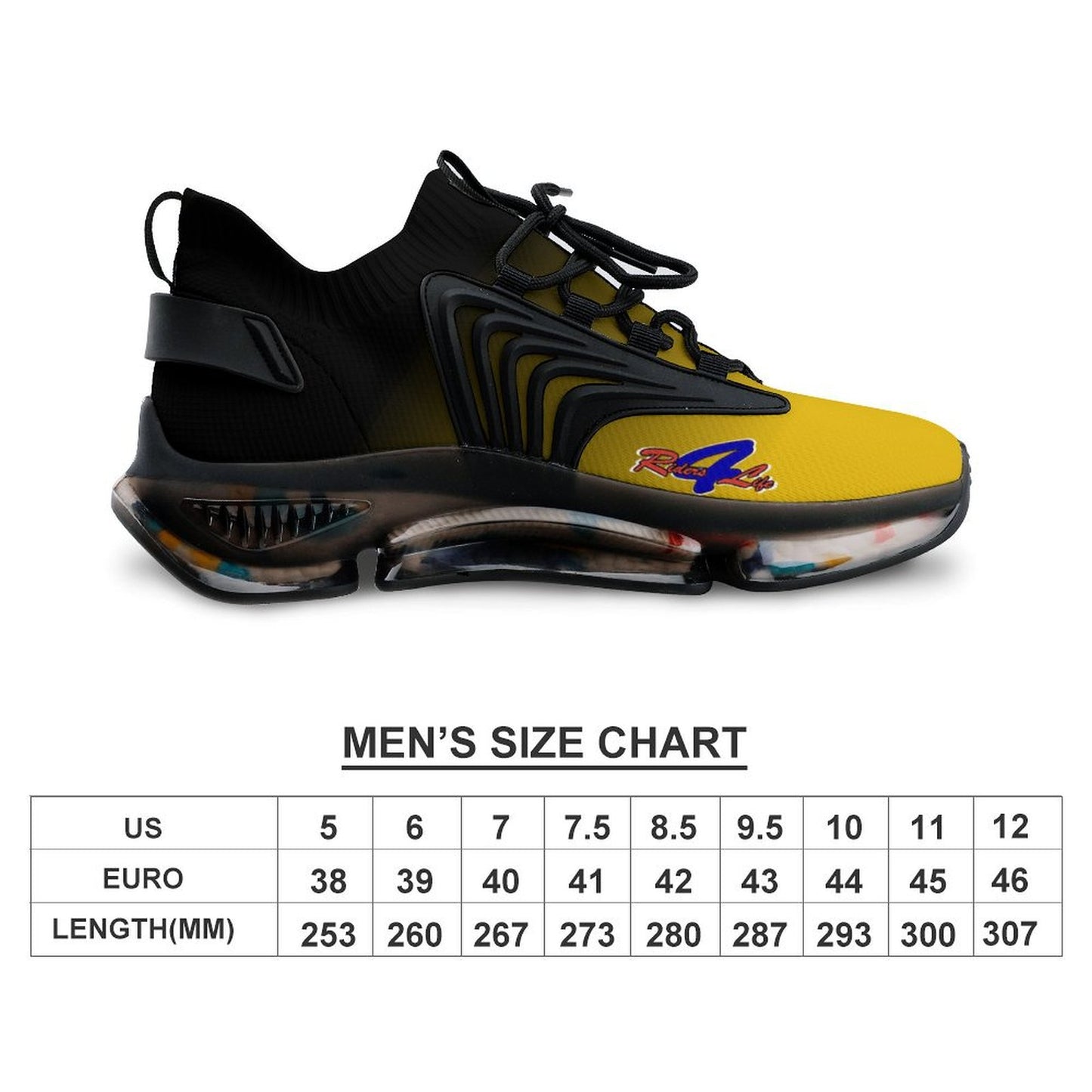 R4L Mesh Sneakers - Gold/Blk
