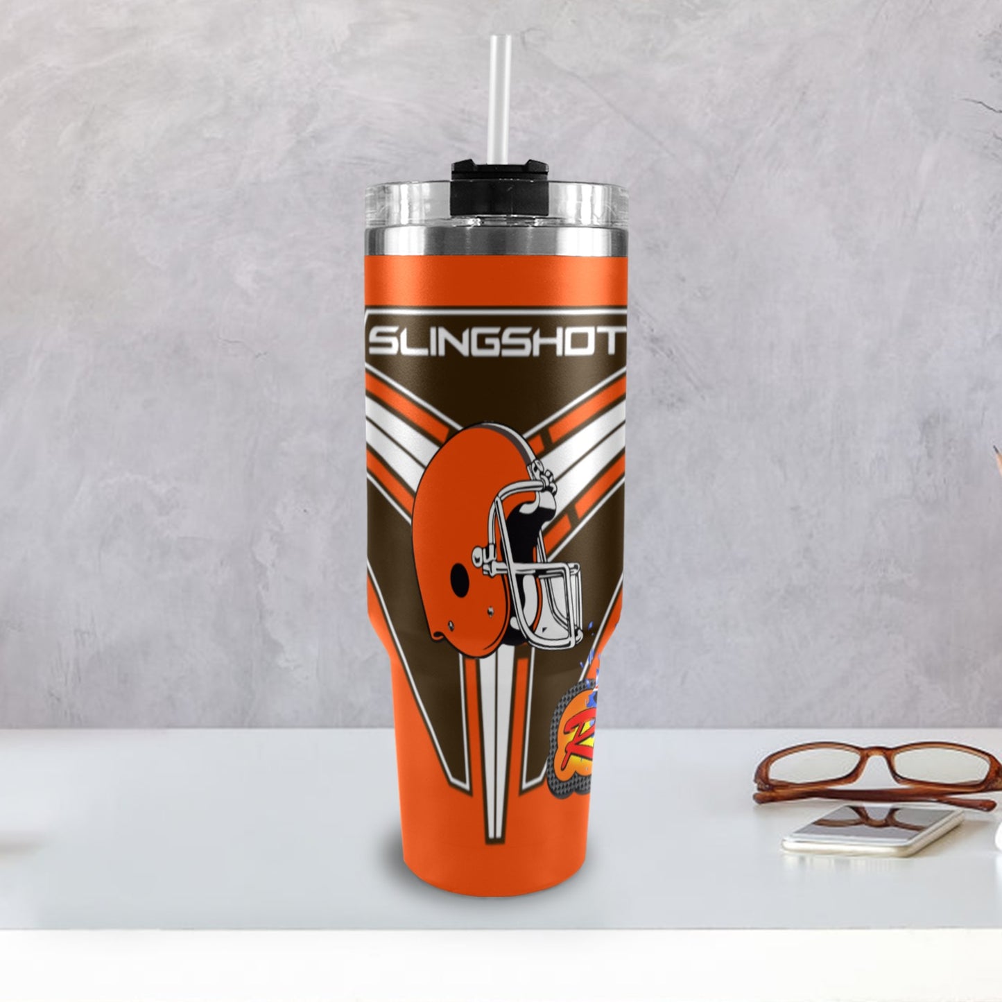 R4L BROWNS 40OZ TUMBLER 2025