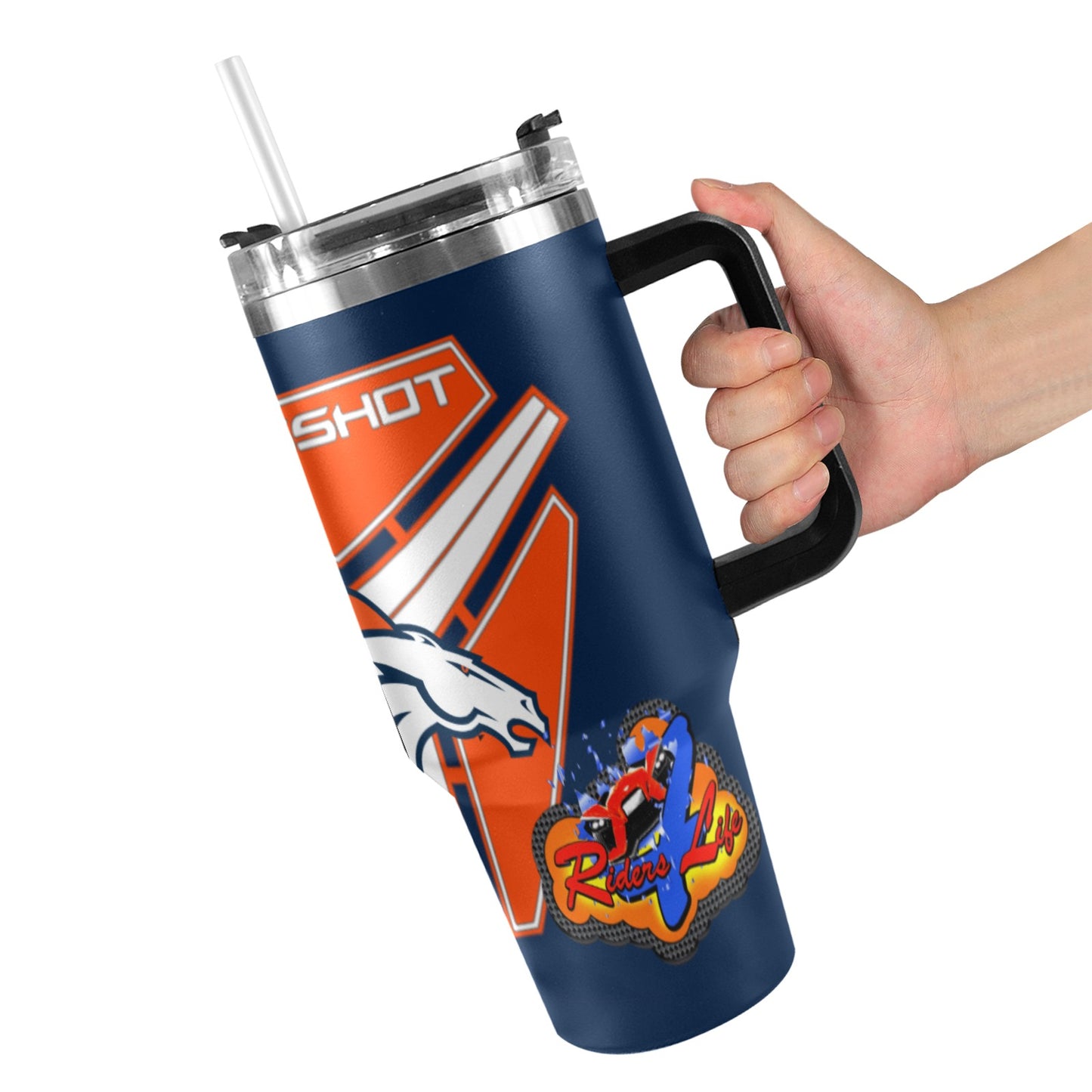 R4L BRONCOS 40OZ TUMBLER 2025