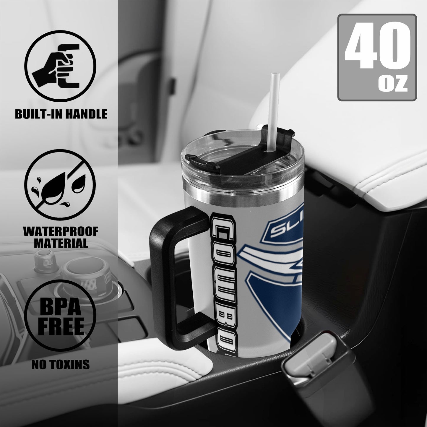 R4L COWBOYS 40OZ TUMBLER 2025