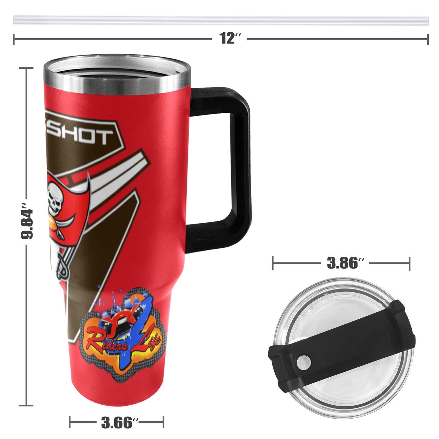 R4L 40OZ BUCCANEERS TUMBLER 2025