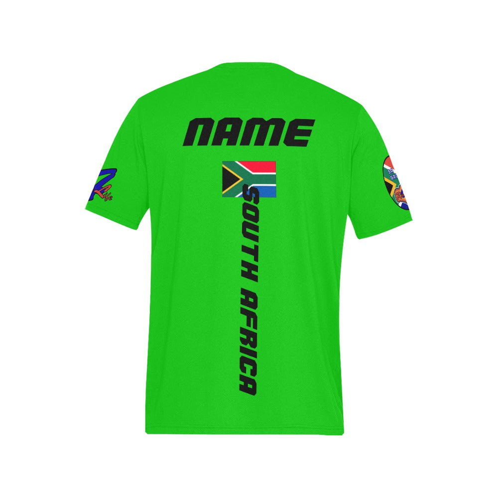 R4L South Africa Tees - Blk SS - Add Your Name - 9 Colors