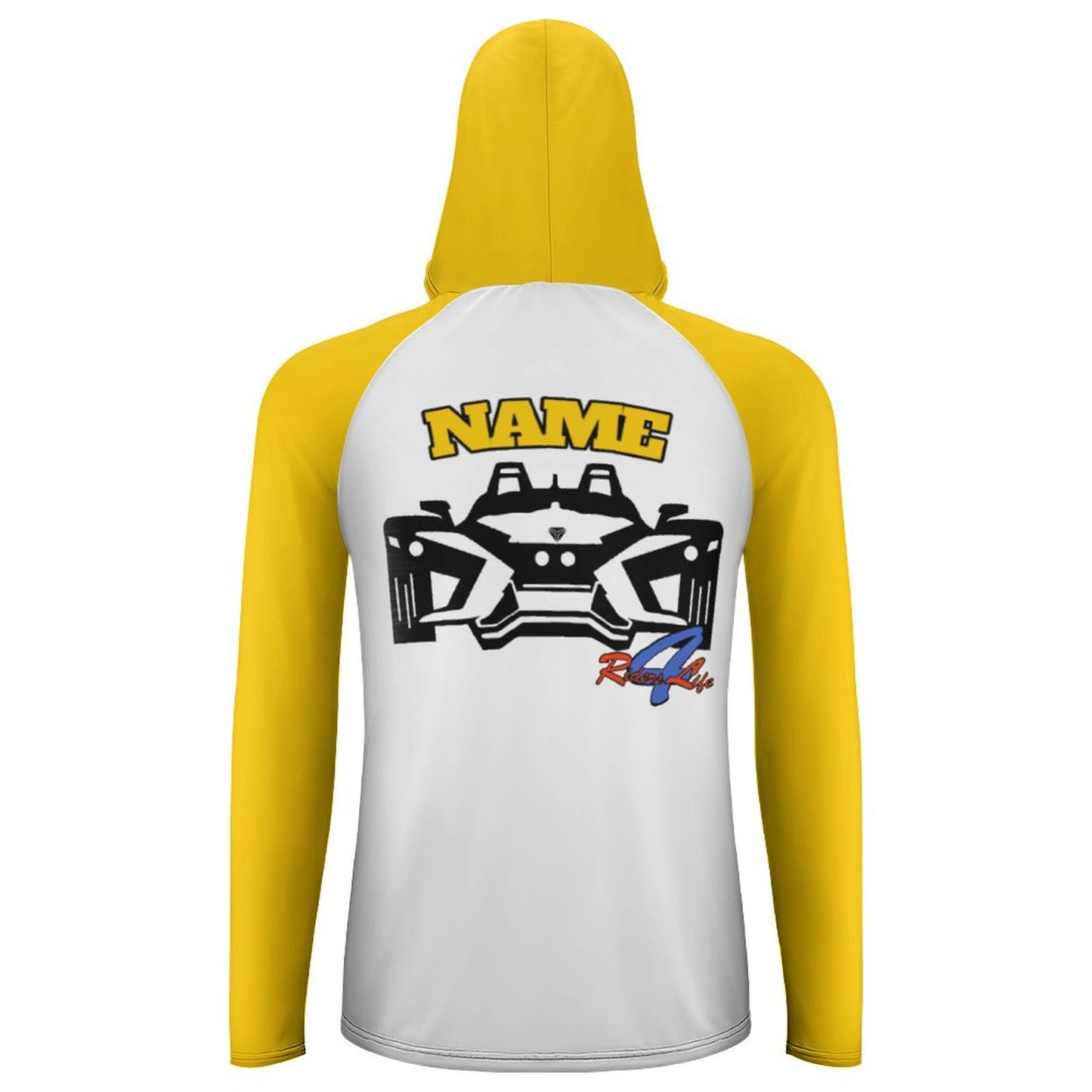 R4L Men's Long Sleeve Sun Protection Hoodie - Yellow