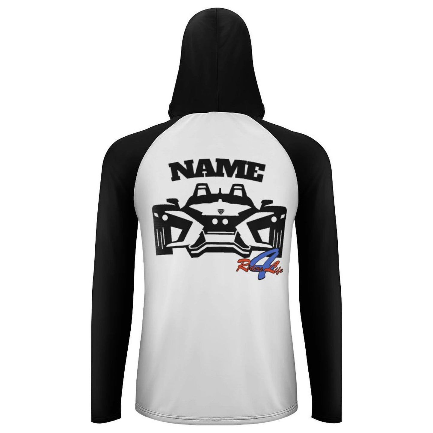 Slinging for Jesus Long Sleeve Sun Protection Hoodie - Blk