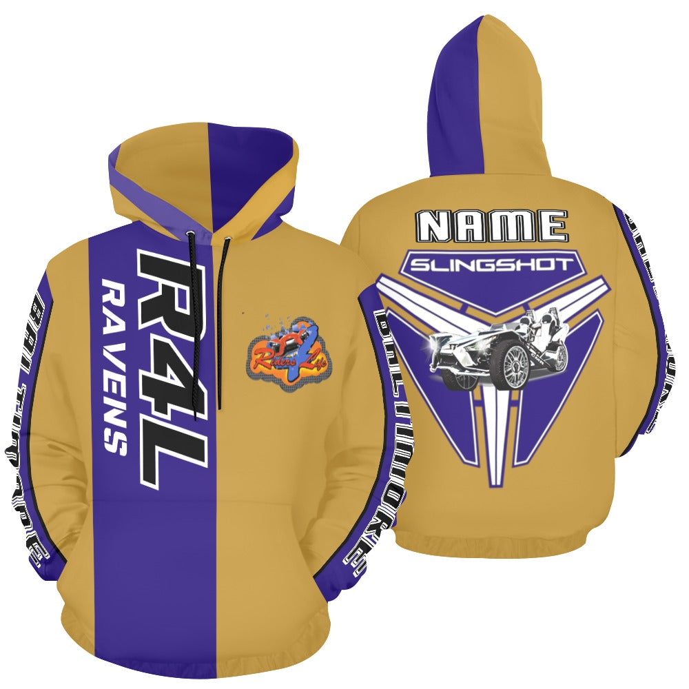 R4L Ravens Heavyweight Dry Fit Hoodie