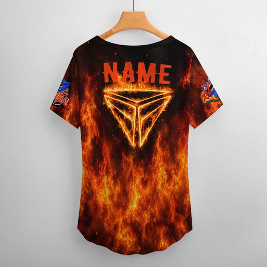 R4L Slingshot Ice Silk Women's Tee Orange Flame