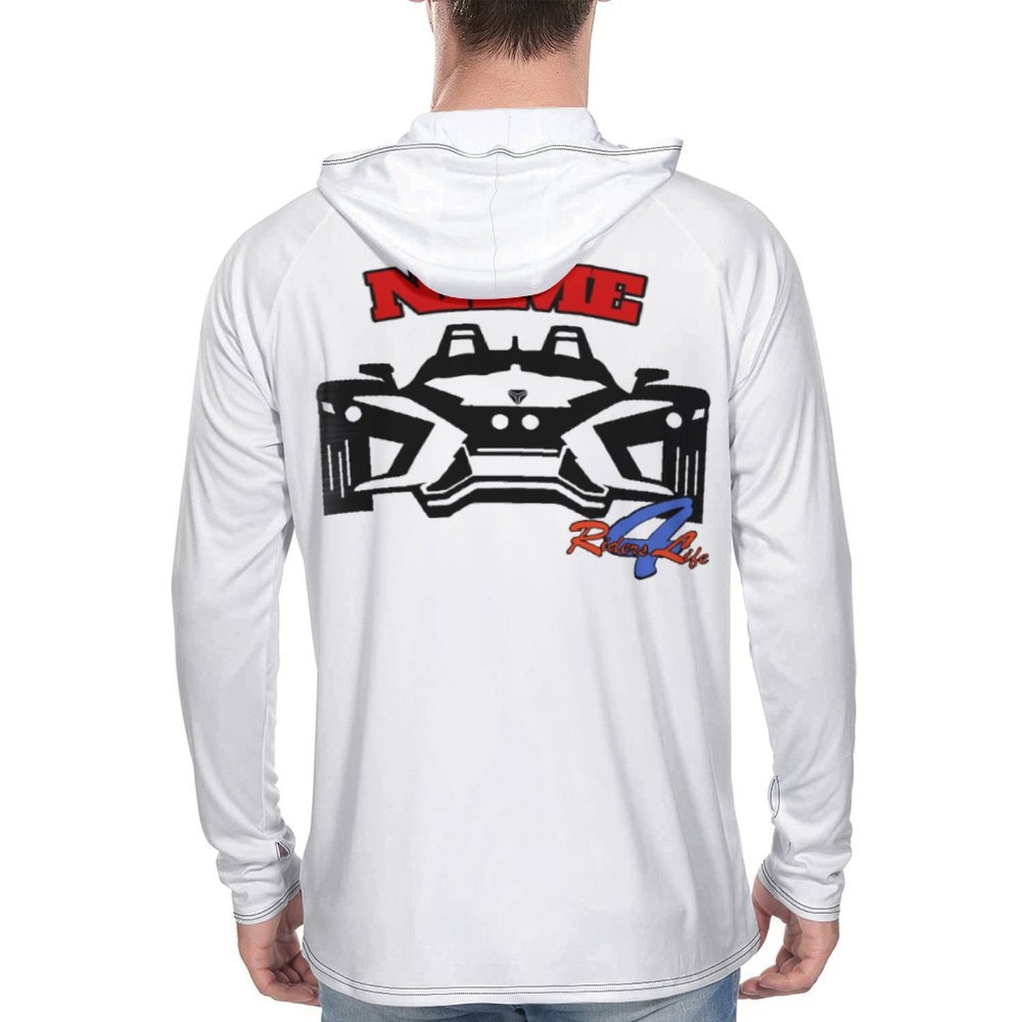 Slingshot Brothas Long Sleeve Sun Protection Hoodie - White