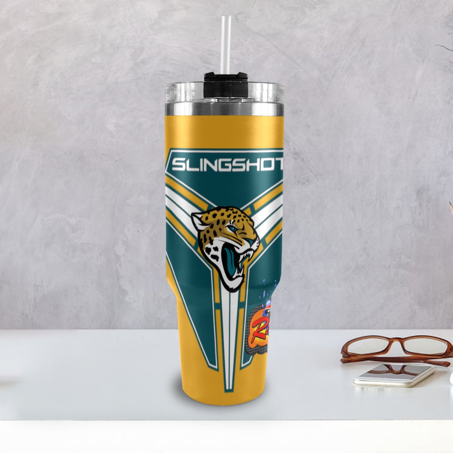 R4L JAGUARS 40OZ TUMBLER 2025