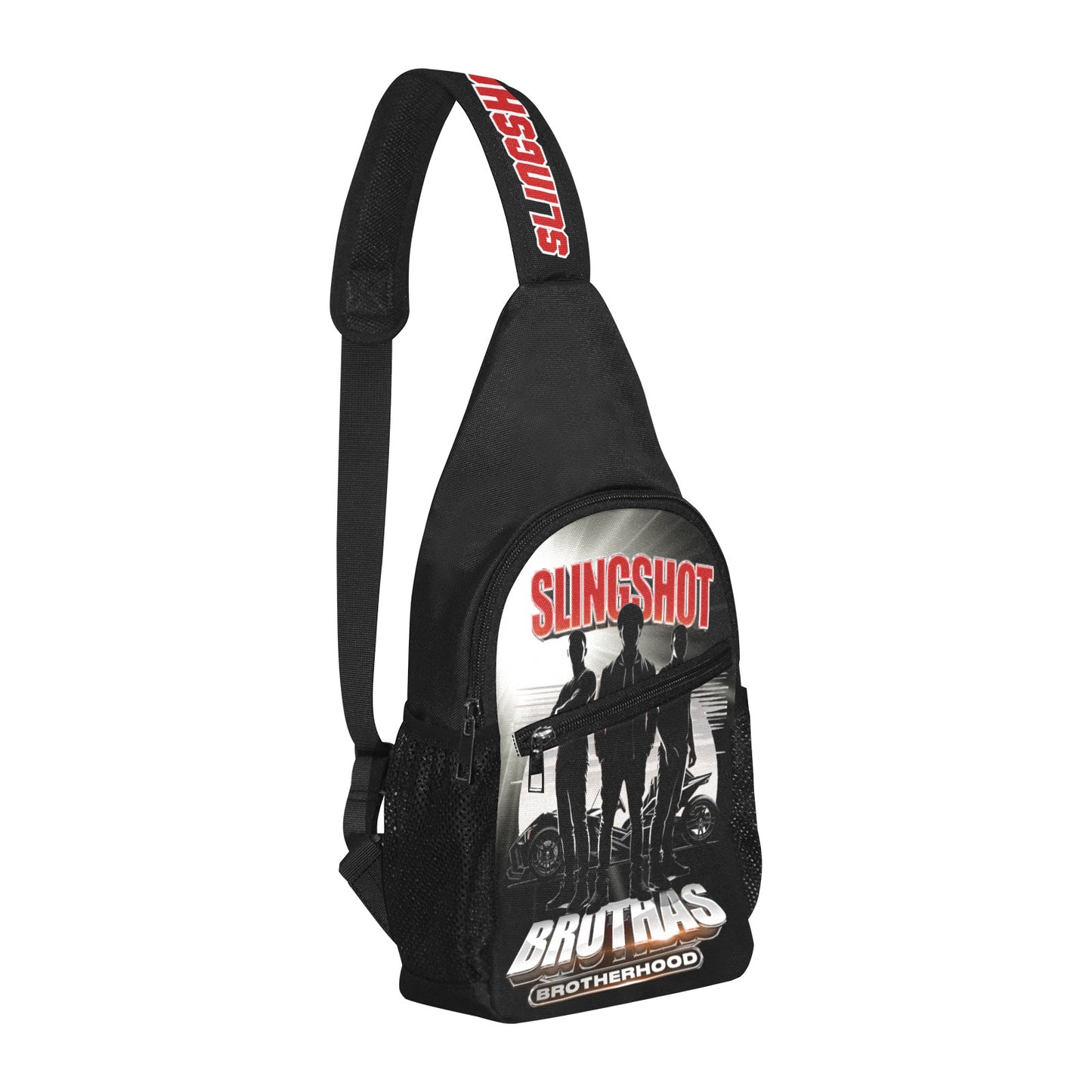 R4L Slingshot Brothas Crossbody Bag Black