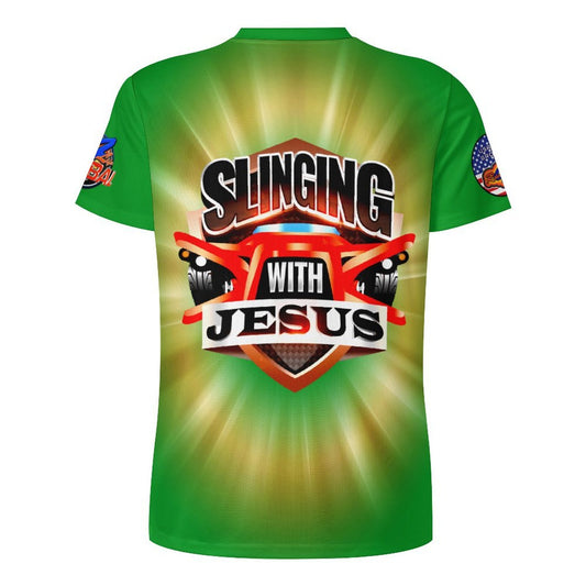 R4L Ride with Faith Ice Silk Tee - Grn