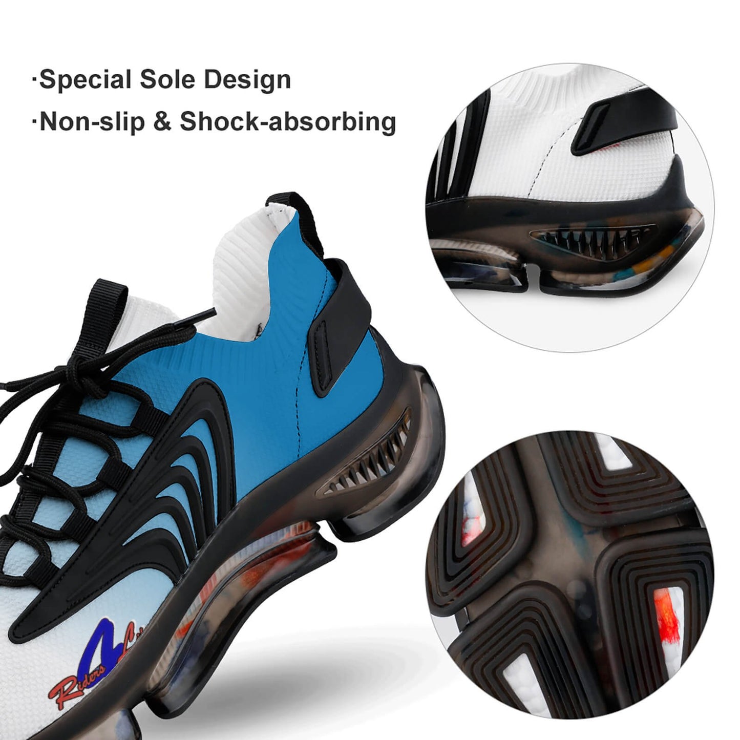 R4L Mesh Sneakers - Wht/Blu