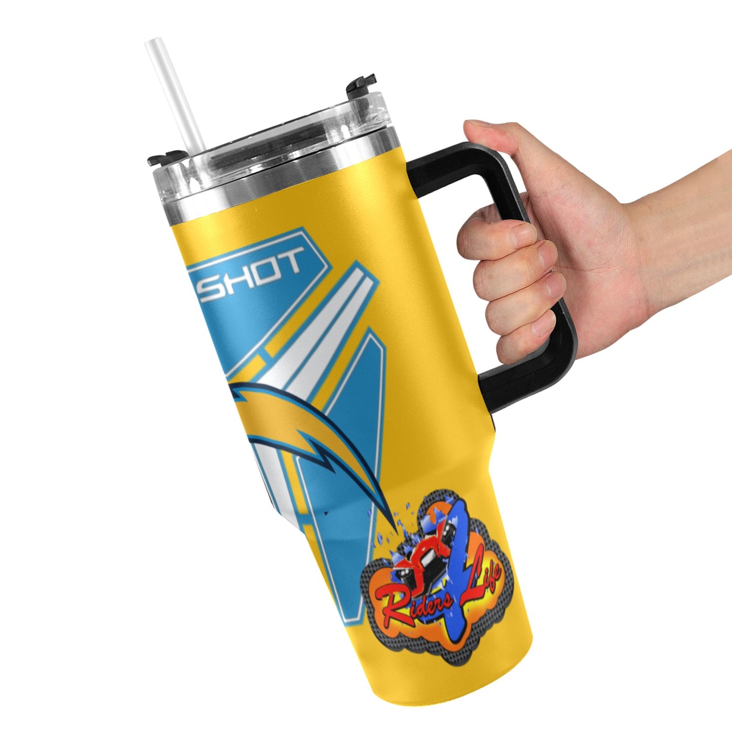 R4L CHARGERS 40OZ TUMBLER 2025