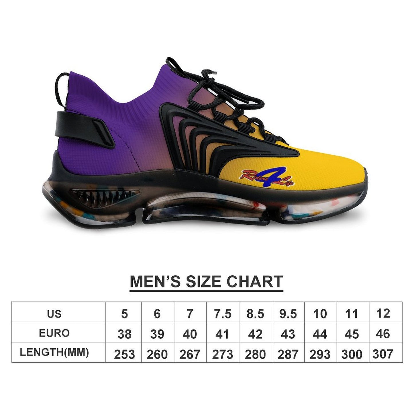 R4L Mesh Sneakers - Gold/Purple