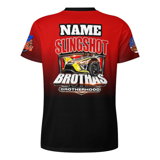 R4L Slingshot Brothas Ice Silk Tee Red Gradient