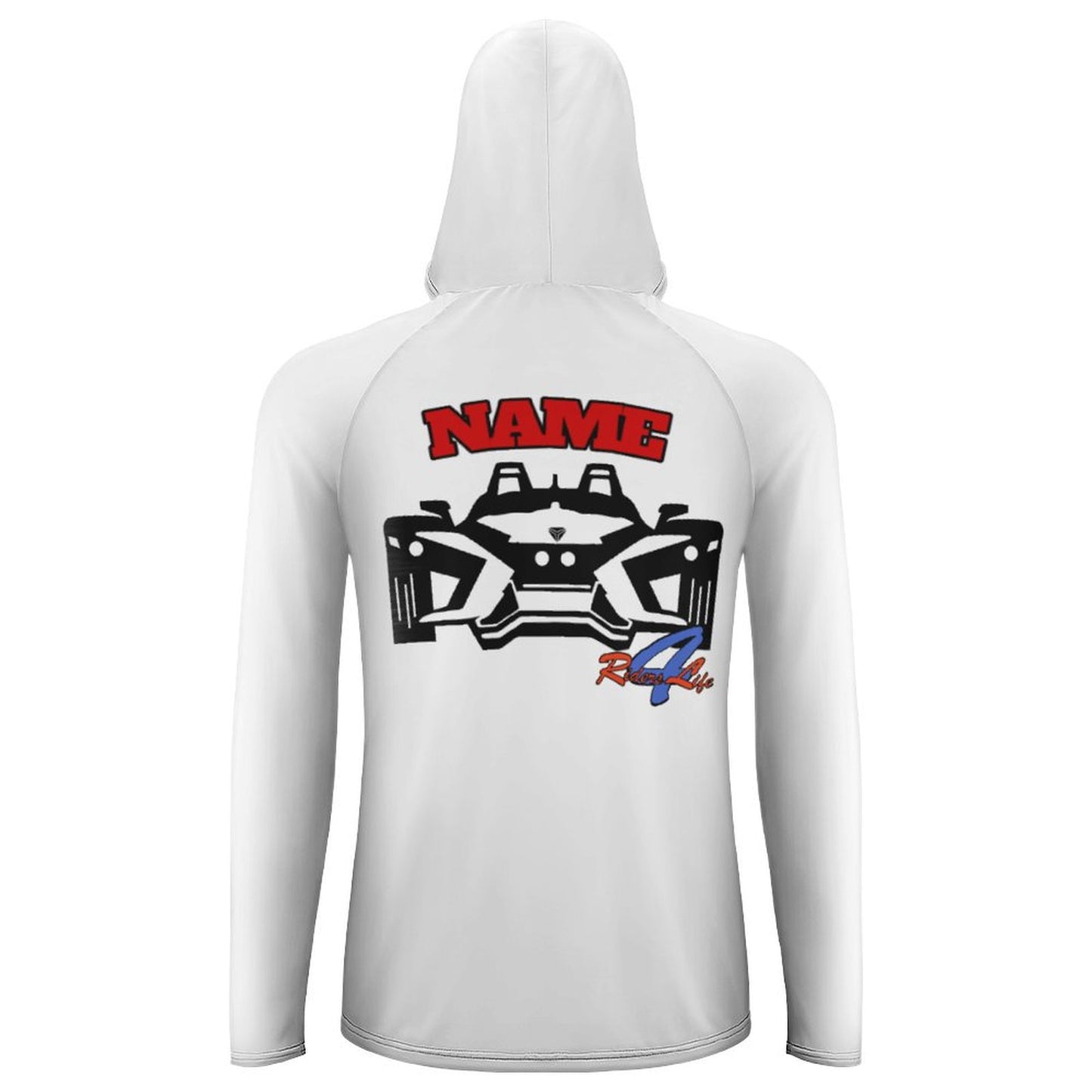 Slingshot Brothas Long Sleeve Sun Protection Hoodie - White