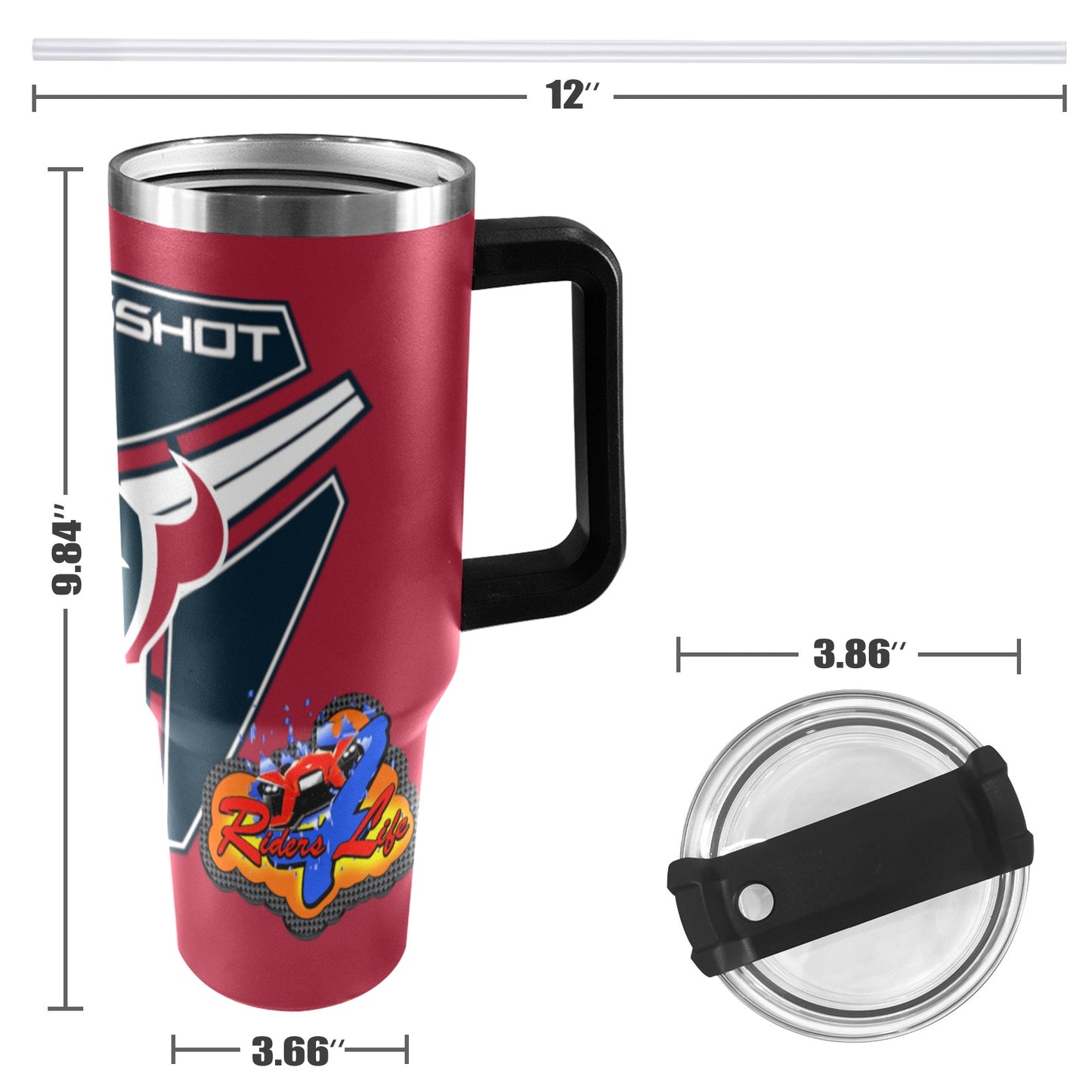R4L TEXANS 40OZ TUMBLER 2025