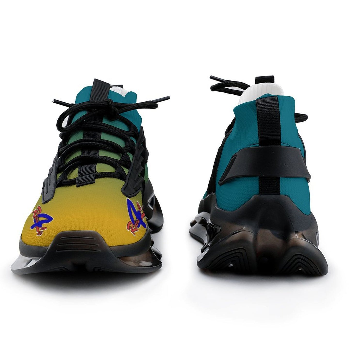 R4L Mesh Sneakers - Yellow/Torquoise