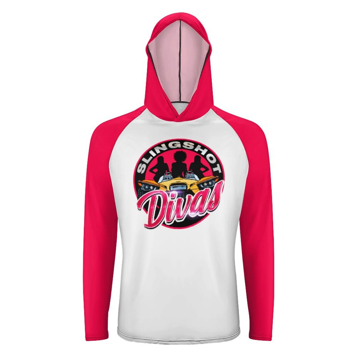 Slingshot Divas Long Sleeve Sun Protection Hoodie - Coral
