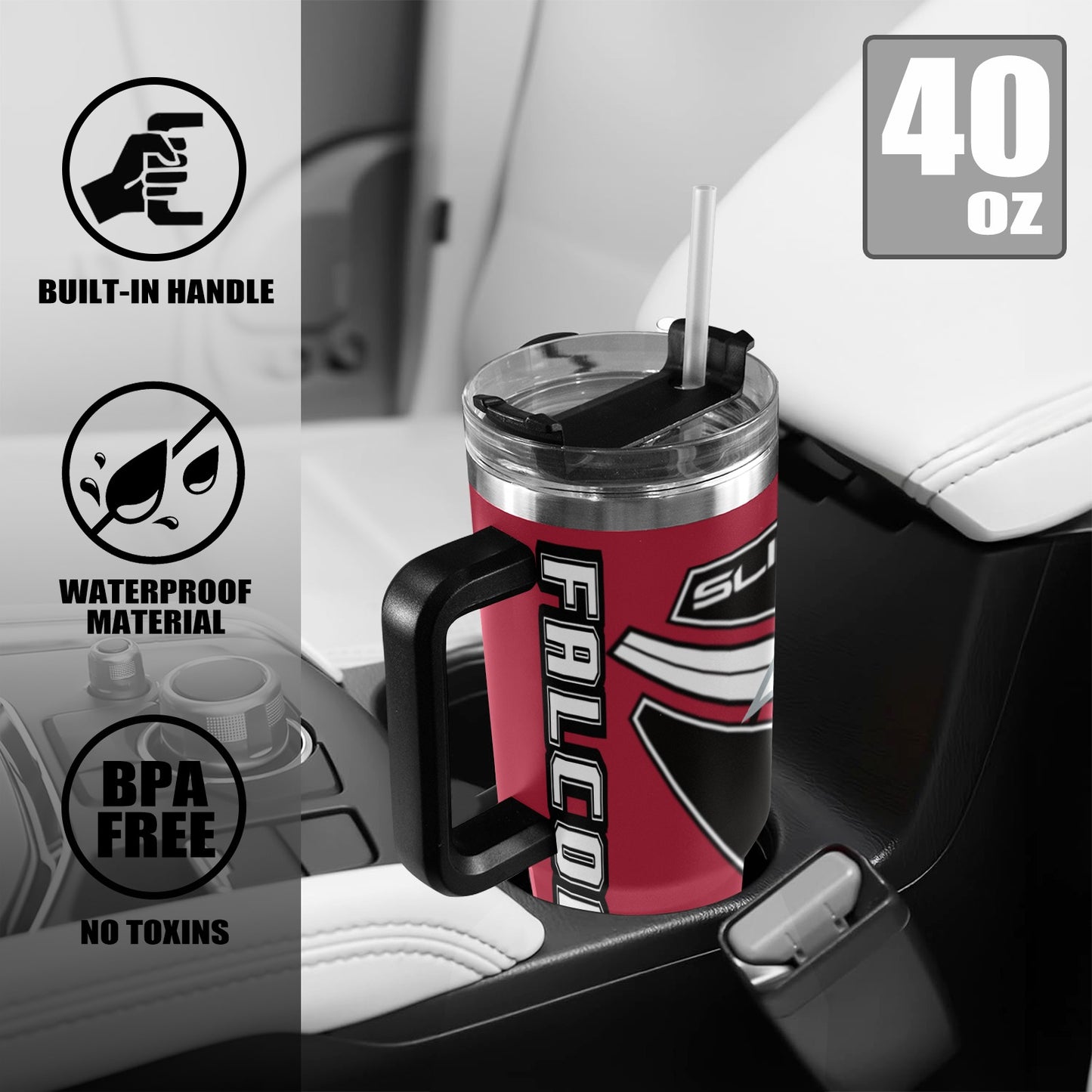 R4L FALCONS 40OZ TUMBLER 2025