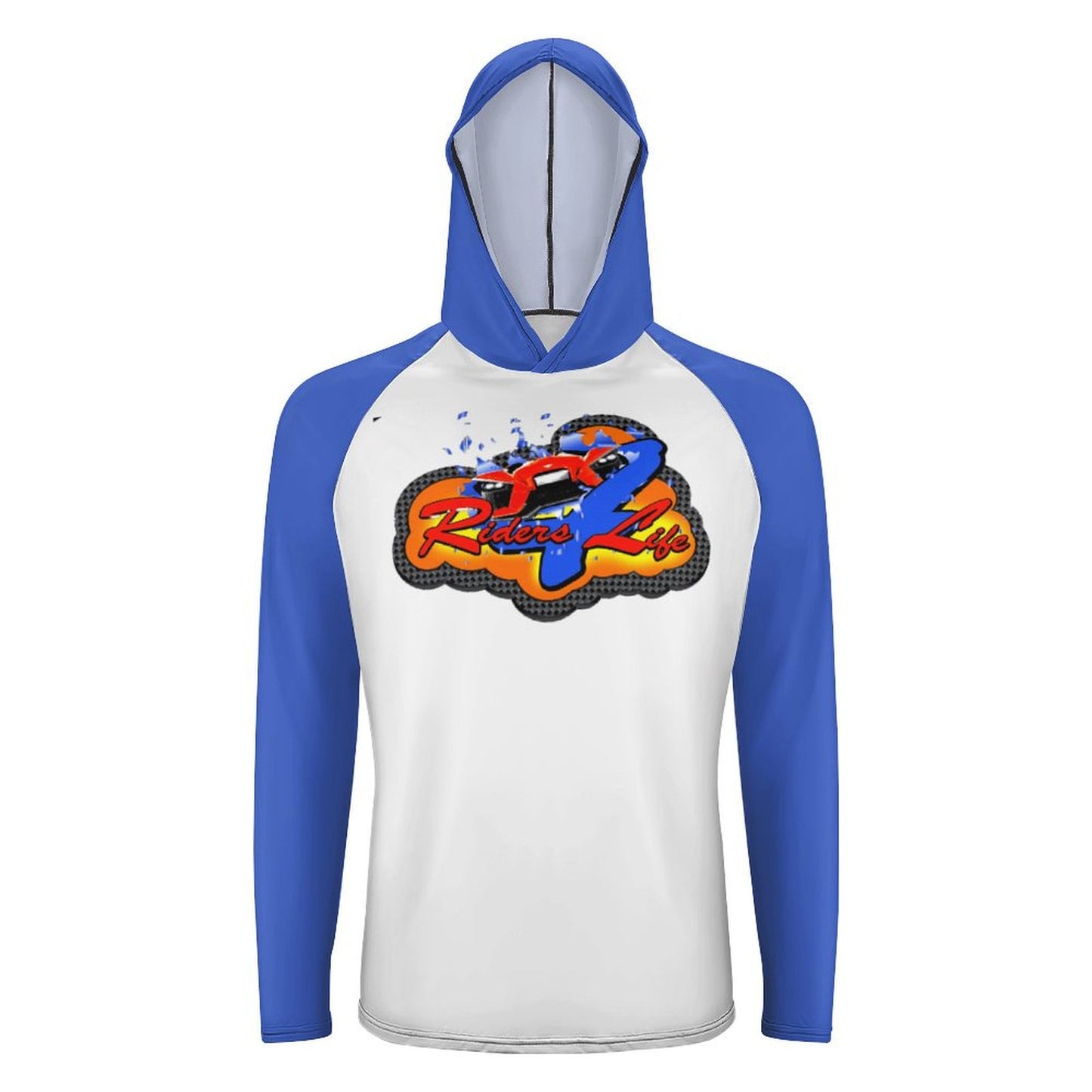 R4L Men's Long Sleeve Sun Protection Hoodie - Blue