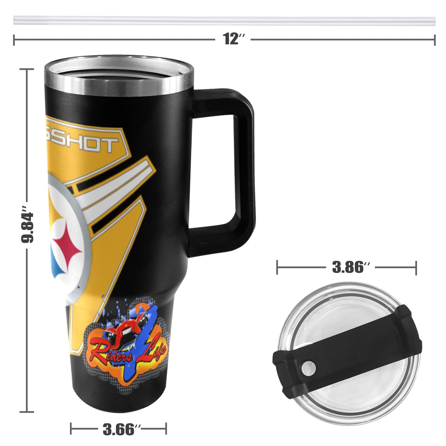 R4L STEELERS TUMBLER 2025
