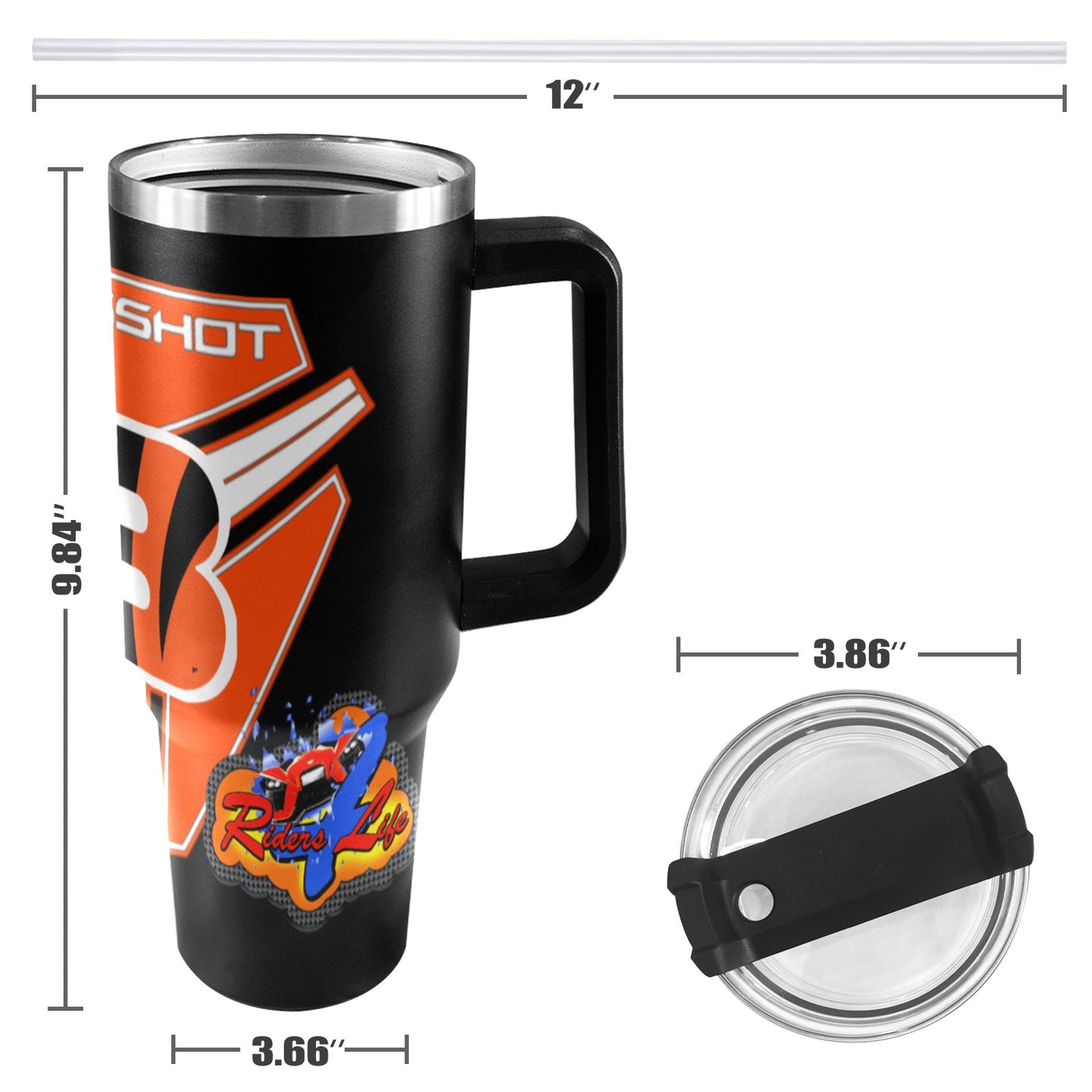 R4L BENGALS 40OZ TUMBLER 2025
