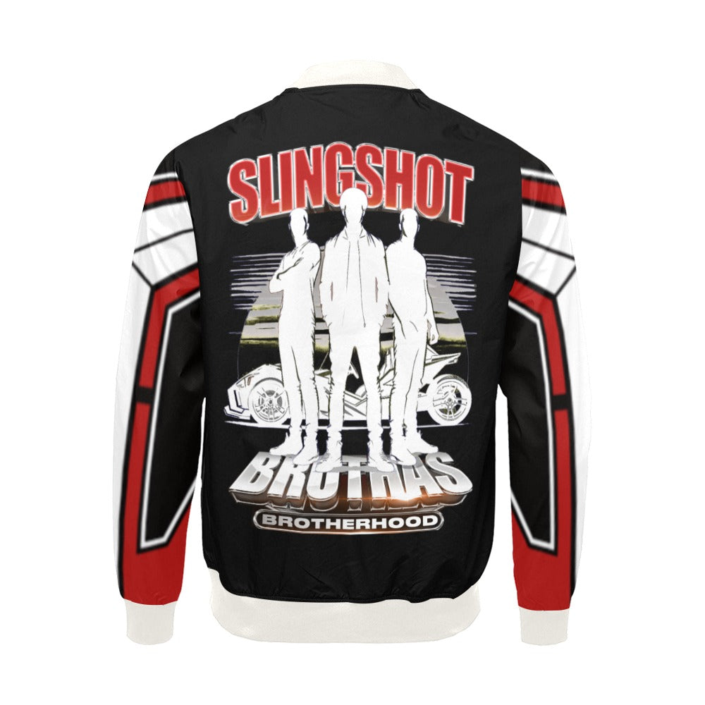 R4L Slingshot Brothas Varsity Style Jacket Blk