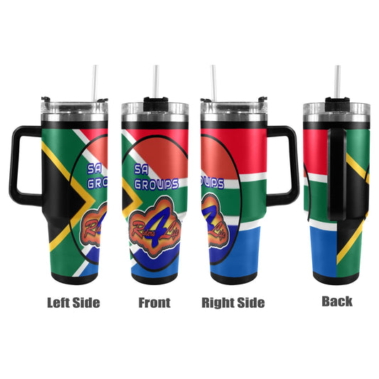 R4L 40oz South Africa Stainless Steel Stanley Mug 40oz Tumbler with Black Handle