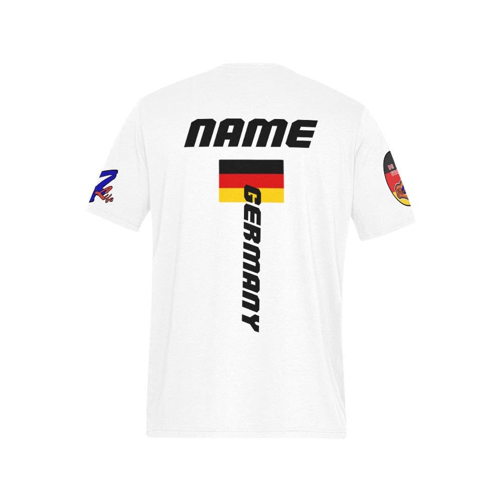 R4L Customizable Germany Tee - Black SS - Add Your Name - 9 Colors