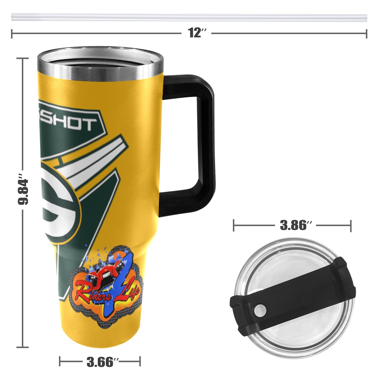 R4L PACKERS 40OZ TUMBLER 2025