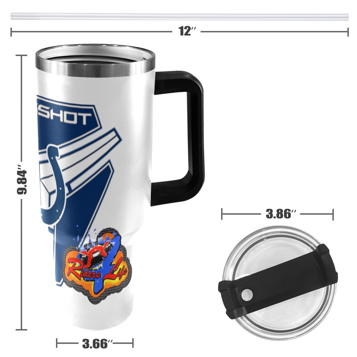 R4L COLTS 40OZ TUMBLER 2025