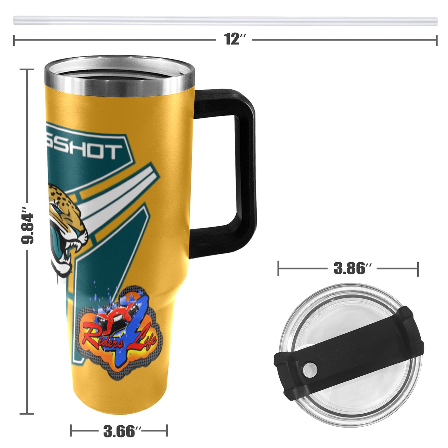 R4L JAGUARS 40OZ TUMBLER 2025