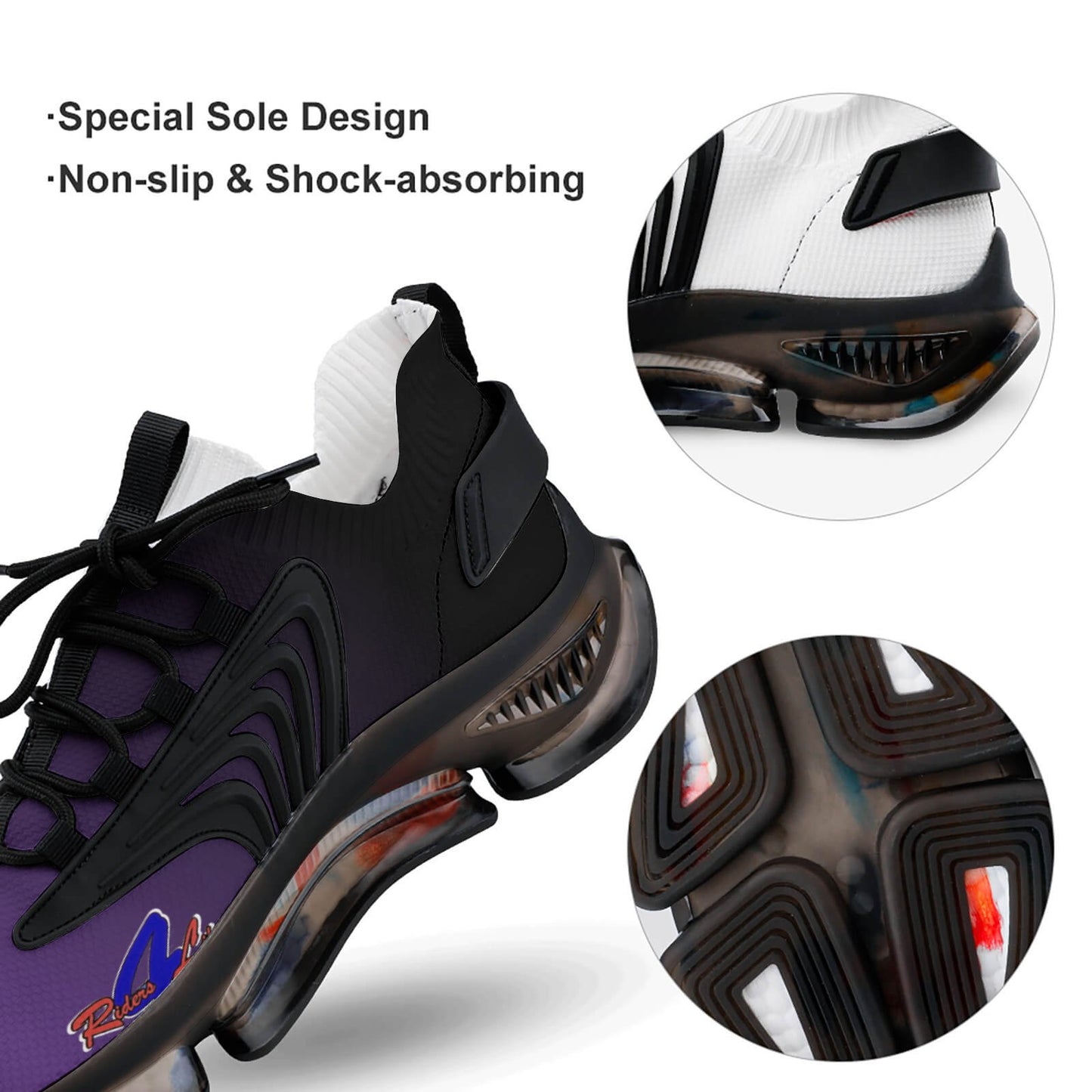 R4L Mesh Sneakers - Purple/Blk