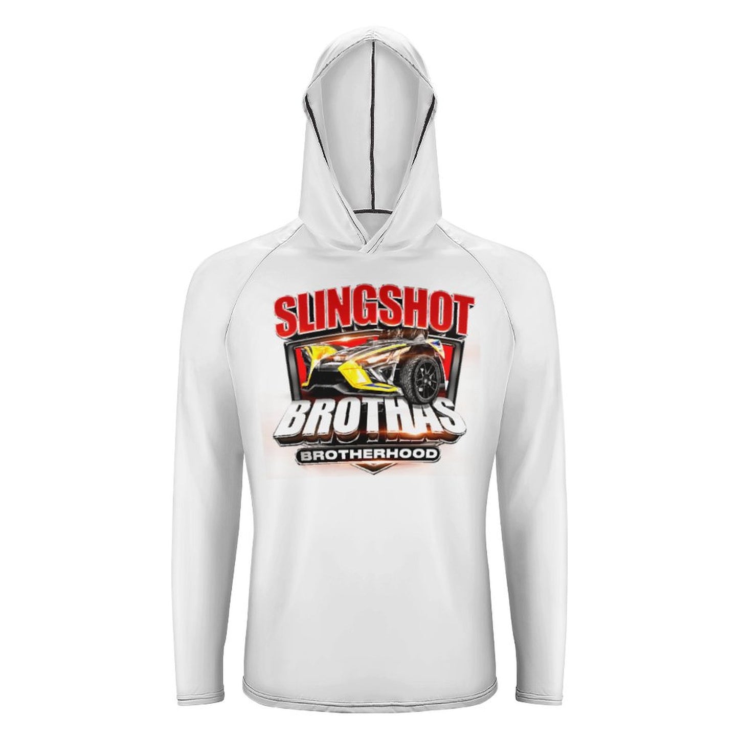 Slingshot Brothas Long Sleeve Sun Protection Hoodie - White