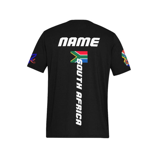 R4L South Africa Tees - Blk SS - Add Your Name - 9 Colors
