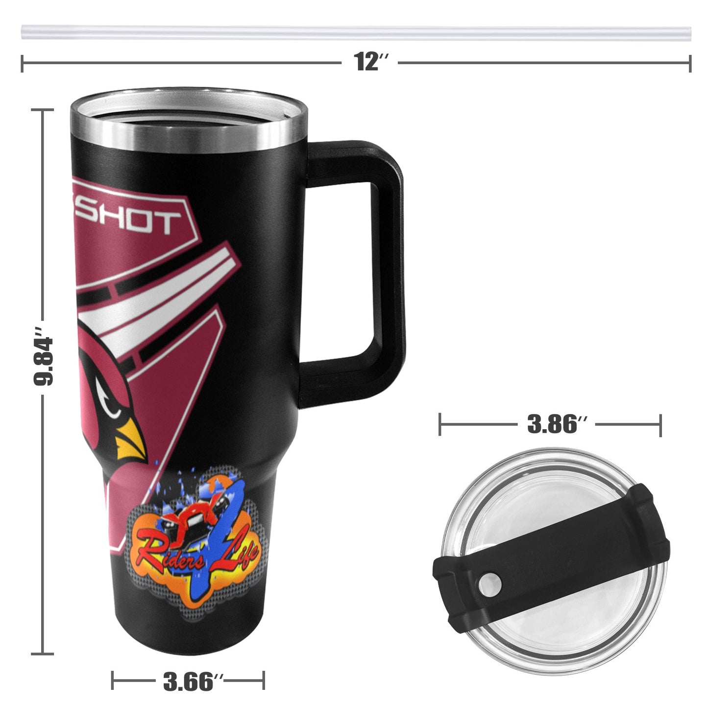 R4L CARDINALS 40OZ TUMBLER 2025