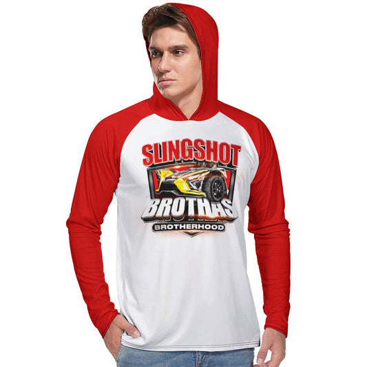 Slingshot Brothas Long Sleeve Sun Protection Hoodie - Red