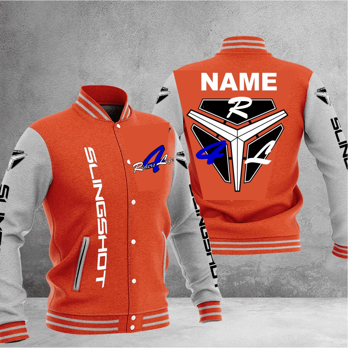 R4L Heavyweight Fleece Embroidered Varsity Jacket - 6 Colors - Add your name.
