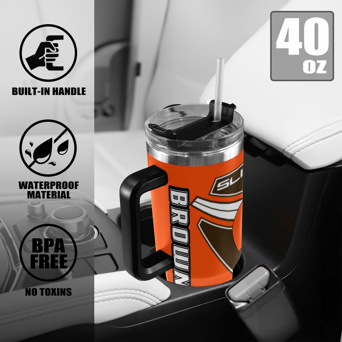 R4L BROWNS 40OZ TUMBLER 2025