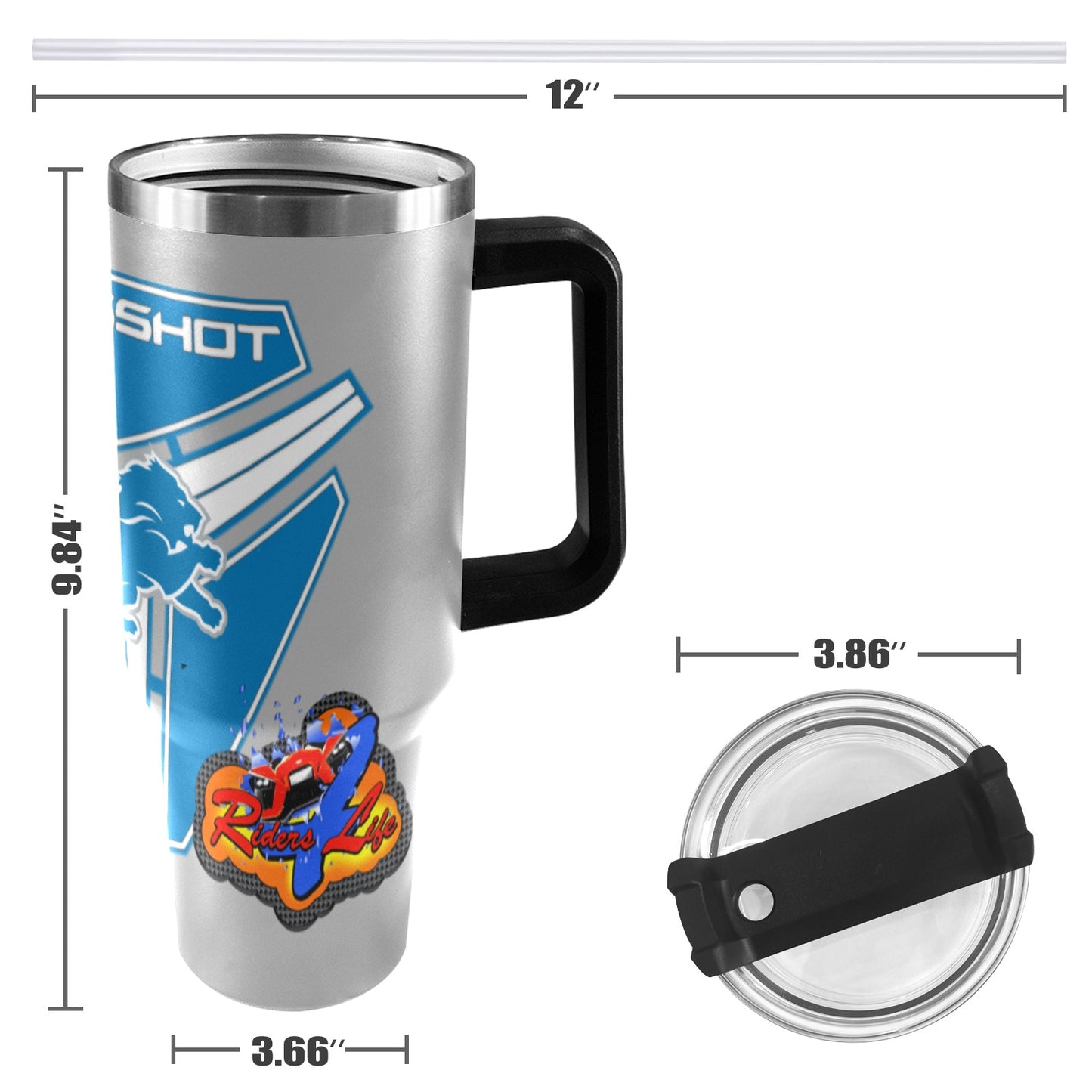 R4L LIONS 40OZ TUMBLER 2025