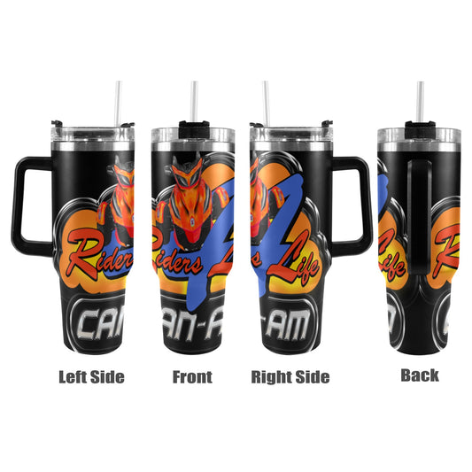 Can Am 40oz Stainless Steel Stanley Mug 40oz Tumbler with Black Handle