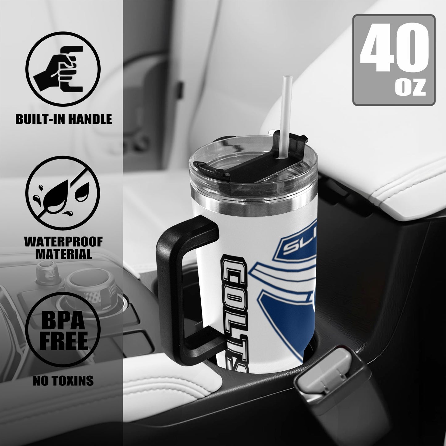 R4L COLTS 40OZ TUMBLER 2025