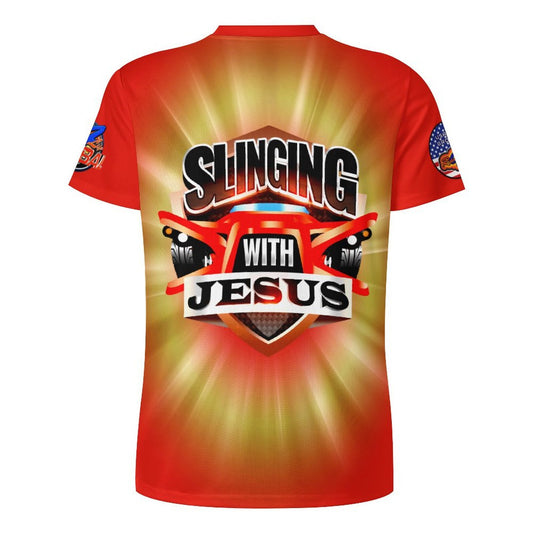 R4L Ride with Faith Ice Silk Tee - Red