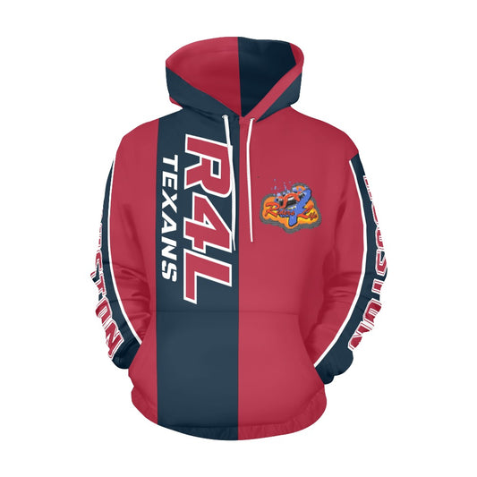 R4L Texans Heavyweight Dry Fit Hoodie