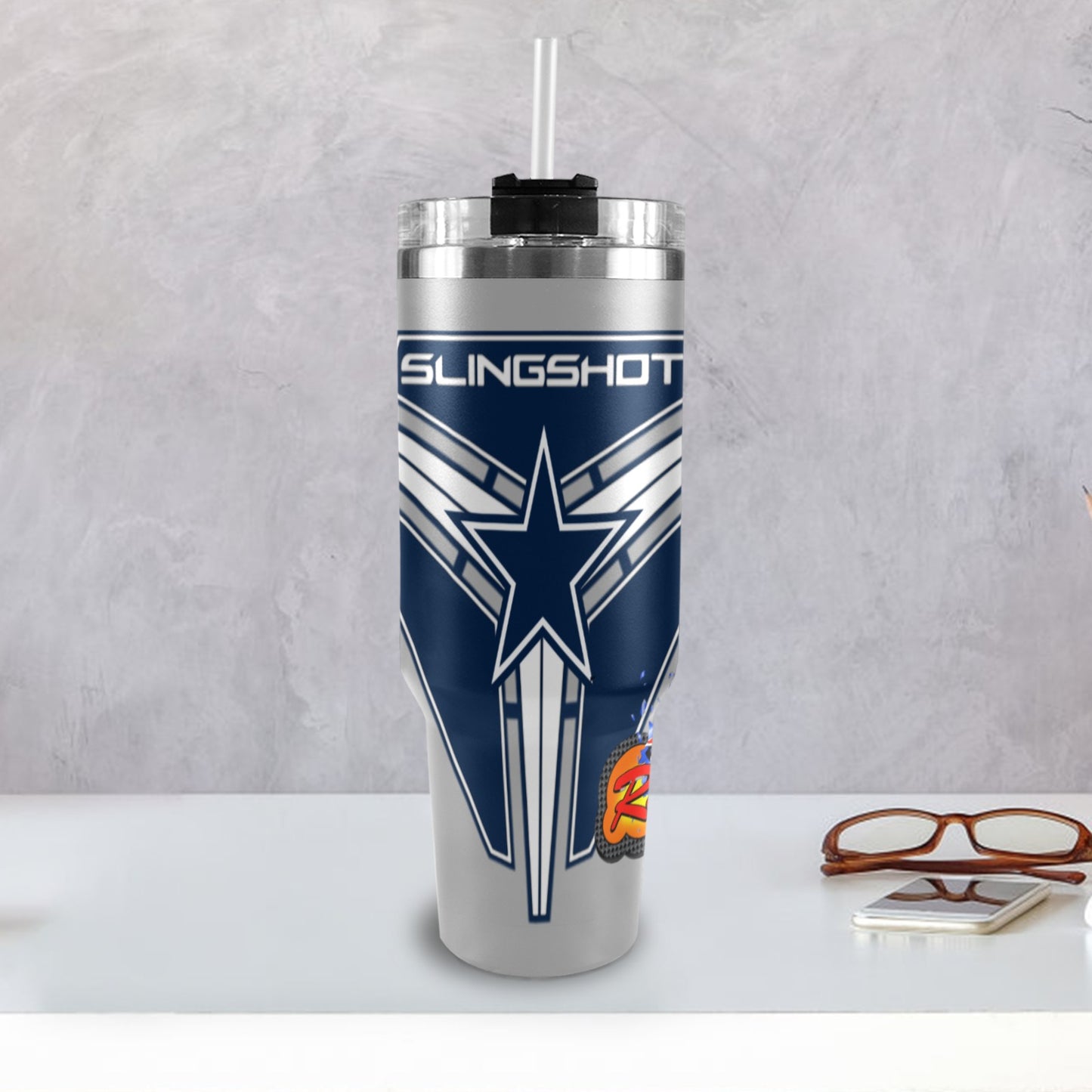 R4L COWBOYS 40OZ TUMBLER 2025