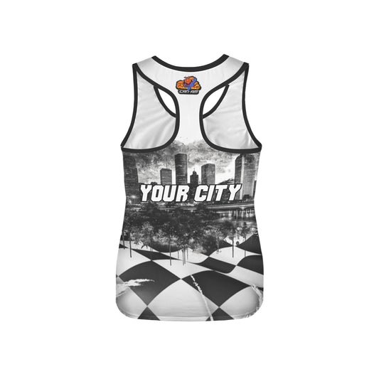 R4L Racerback Tee Monochrome Can Am