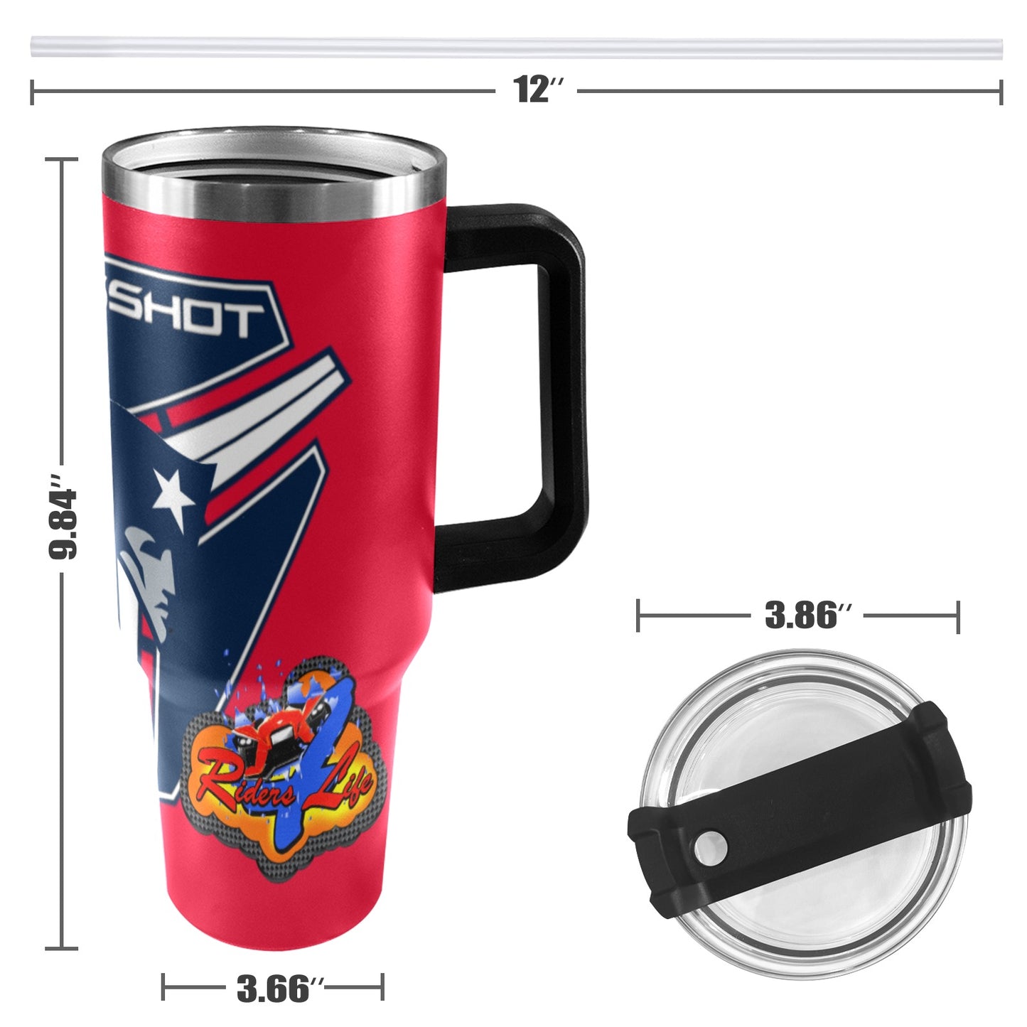 R4L PATRIOTS 40OZ TUMBLER 2025