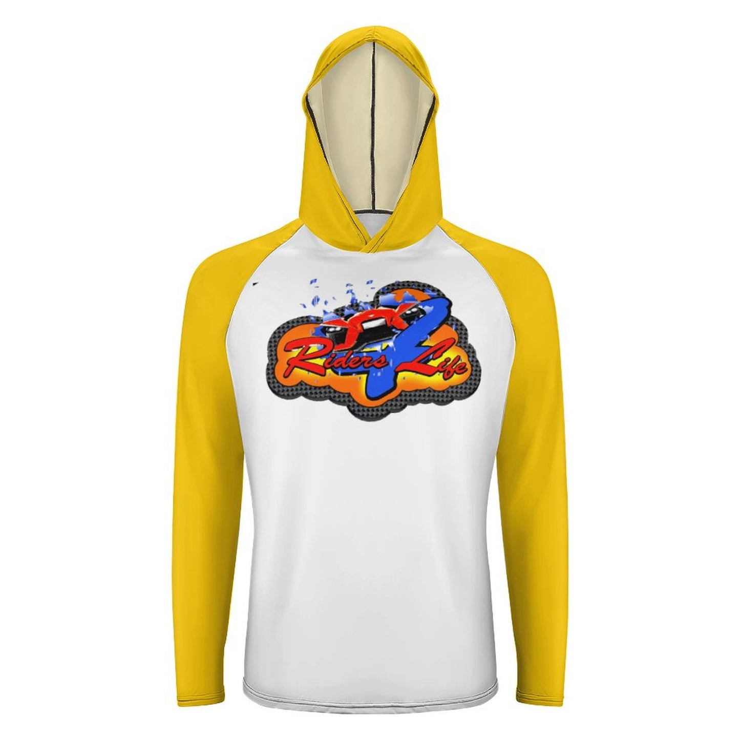 R4L Men's Long Sleeve Sun Protection Hoodie - Yellow