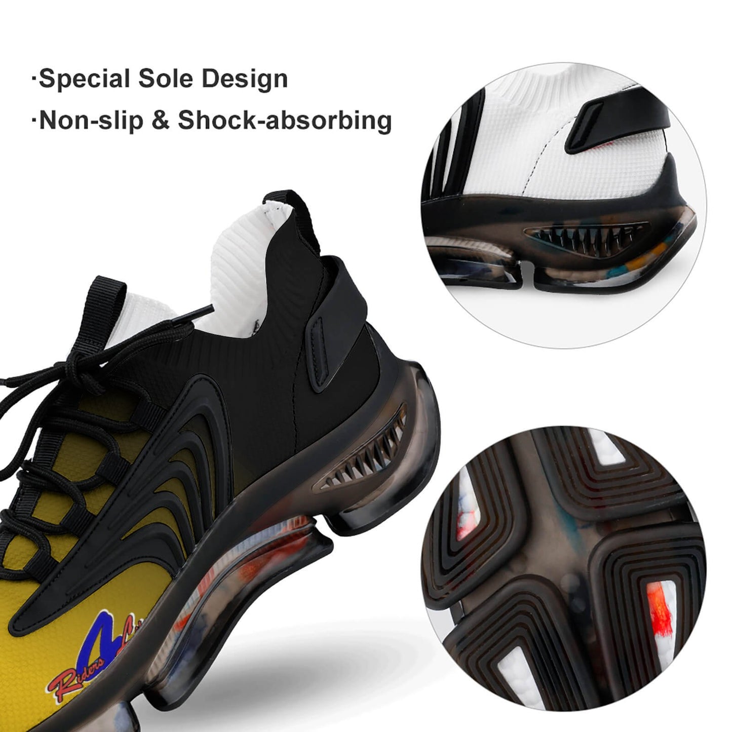 R4L Mesh Sneakers - Gold/Blk