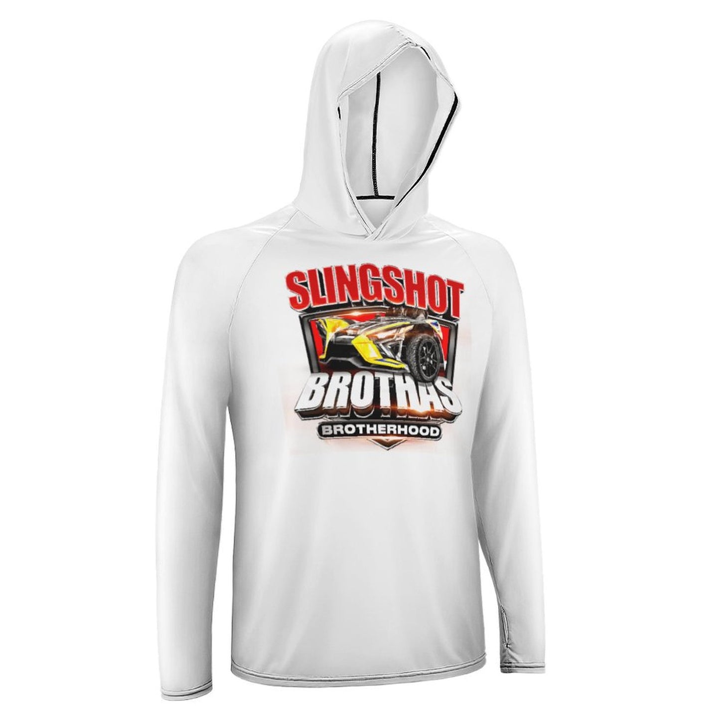 Slingshot Brothas Long Sleeve Sun Protection Hoodie - White